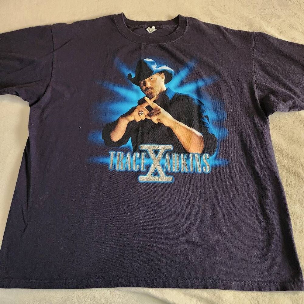 Anvil Trace Atkins Black Graphic Tshirt Size 2X